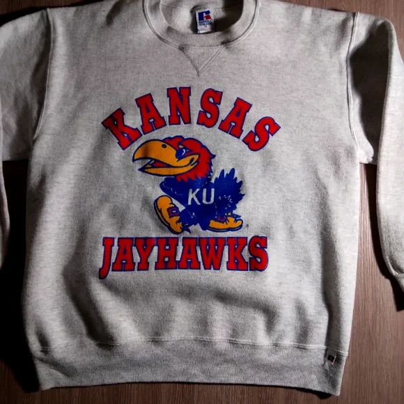 Kansas jayhawks sweatshirt. - Picture 7 of 8